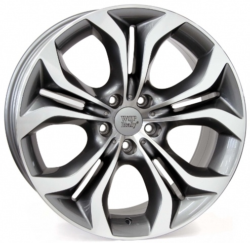 R19 x 10 5x120 ET45 CB74.1 WSP Italy TEBE6BM74 WSP Italy ANTRACITE POLISHED