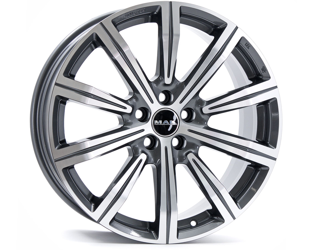 R20 x 8.5 5x120 ET47 CB72.6 MAK Birmingham (Max Load 1000 kg) GunMetal Mirror Face