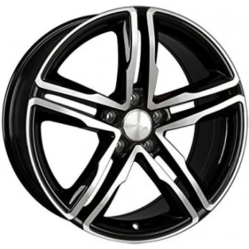 R17 x 7.5 5x112 ET45 CB66.6 Wheelworld WH11/SP+ Black Polished
