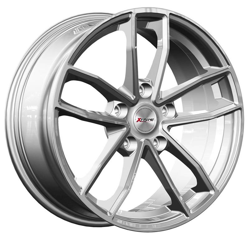 R18 x 7.5 5x112 ET23 CB66.6 Xtreme PX1 (Max load 750 kg) Silver