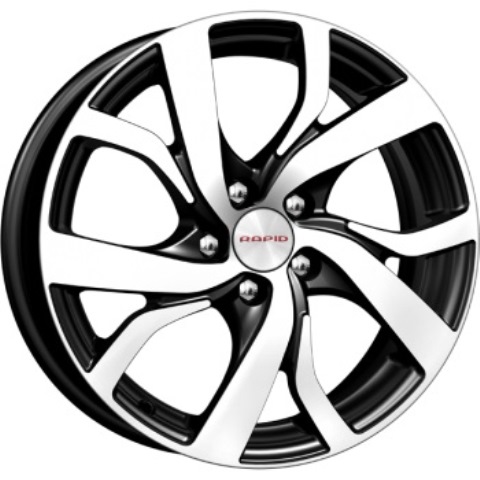 R15 x 6 5x114.3 ET50 CB60.1 KIK KC668 Black-Diamond