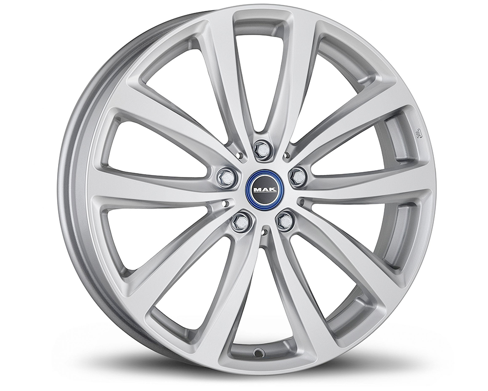 R19 x 5 5x112 ET43 CB66.6 MAK WATT Silver