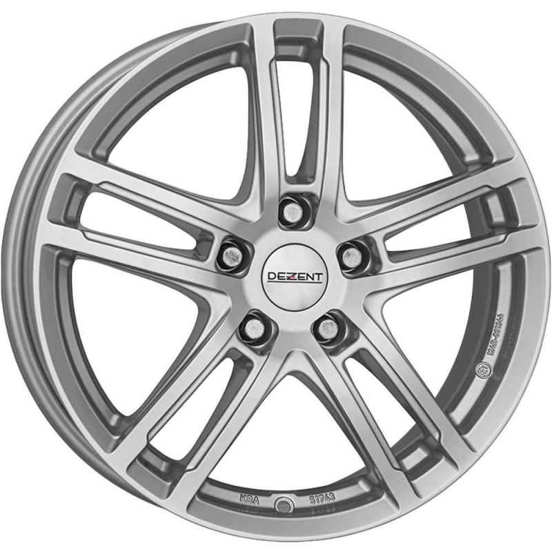 R17 x 7 5x112 ET34 CB66.6 Dezent TZ (Max Load 810 kg) Made in Germany Silver